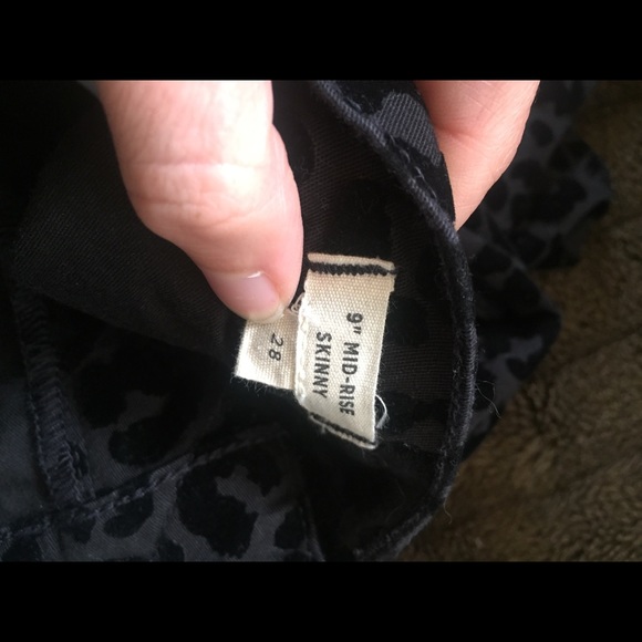 Madewell jeans - black cheetah - Picture 4 of 4